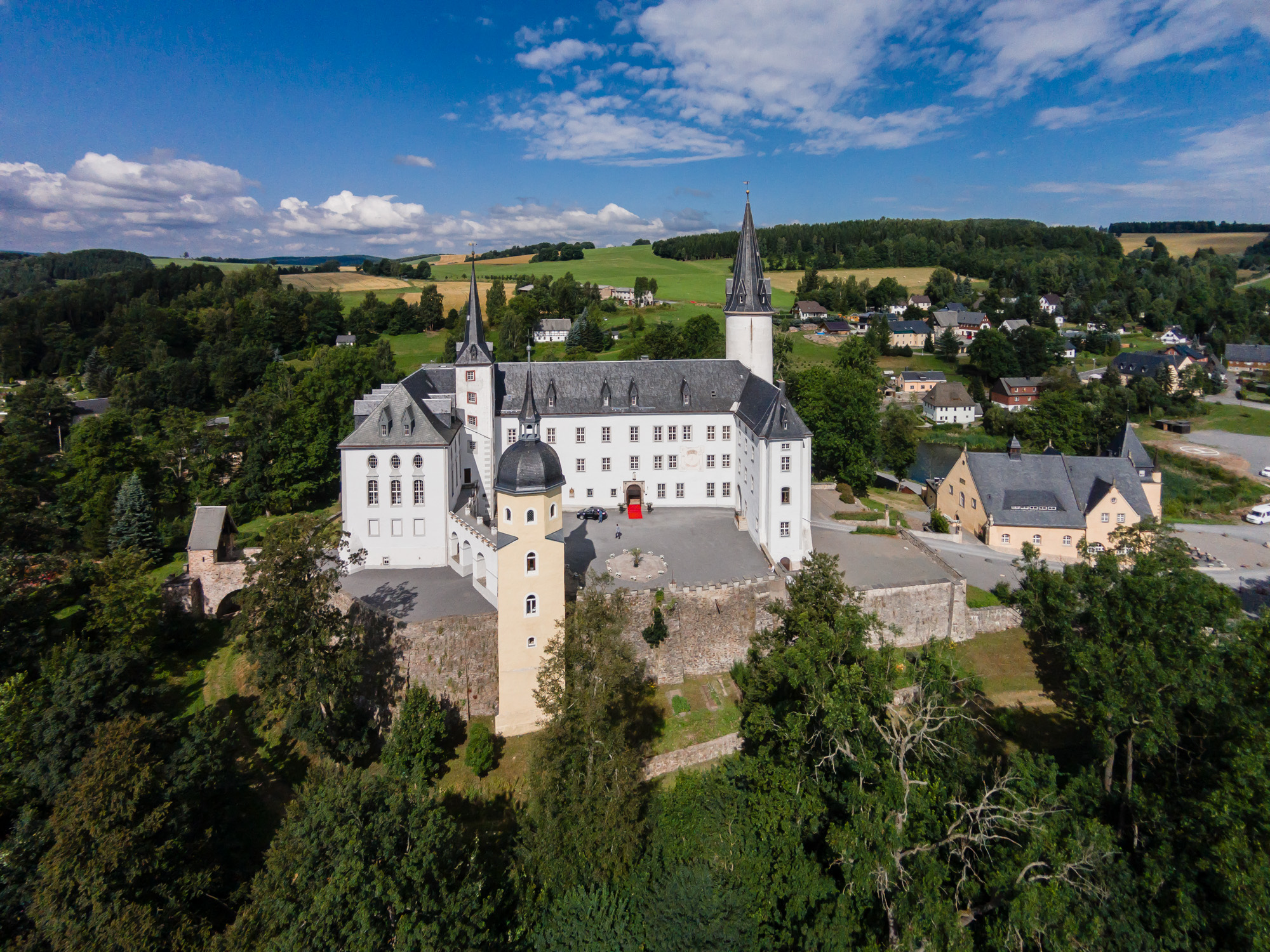 Purschenstein aus der Luft