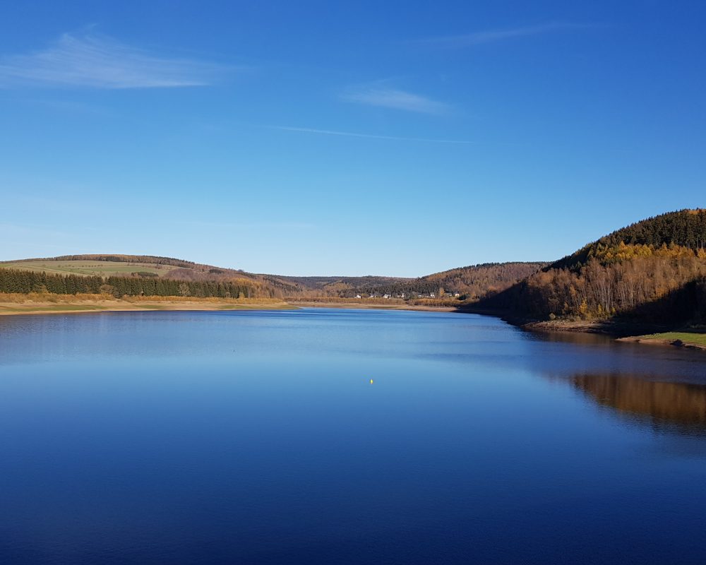 Talsperre Rauschenbach im Herbst
